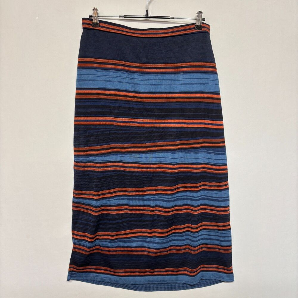 Peruvian Connection Women Knit Maxi Sojourn Skirt Size Large Pima Cotton C143 -7